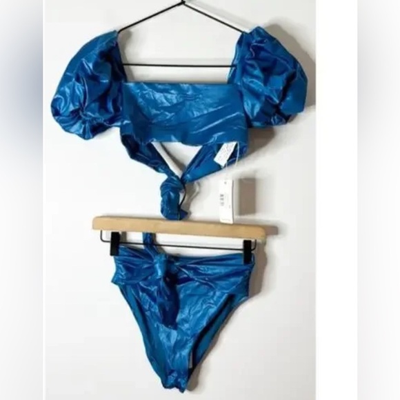 NWT Agua Bendita NWT Calista Small Bikini Top Isabella Small Bikini Bottoms Set - Picture 4 of 16